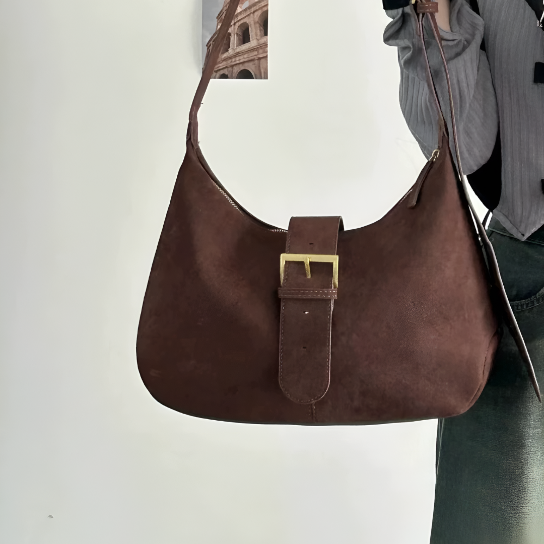 Classic Buckle Shoulder Bag - FIORENE