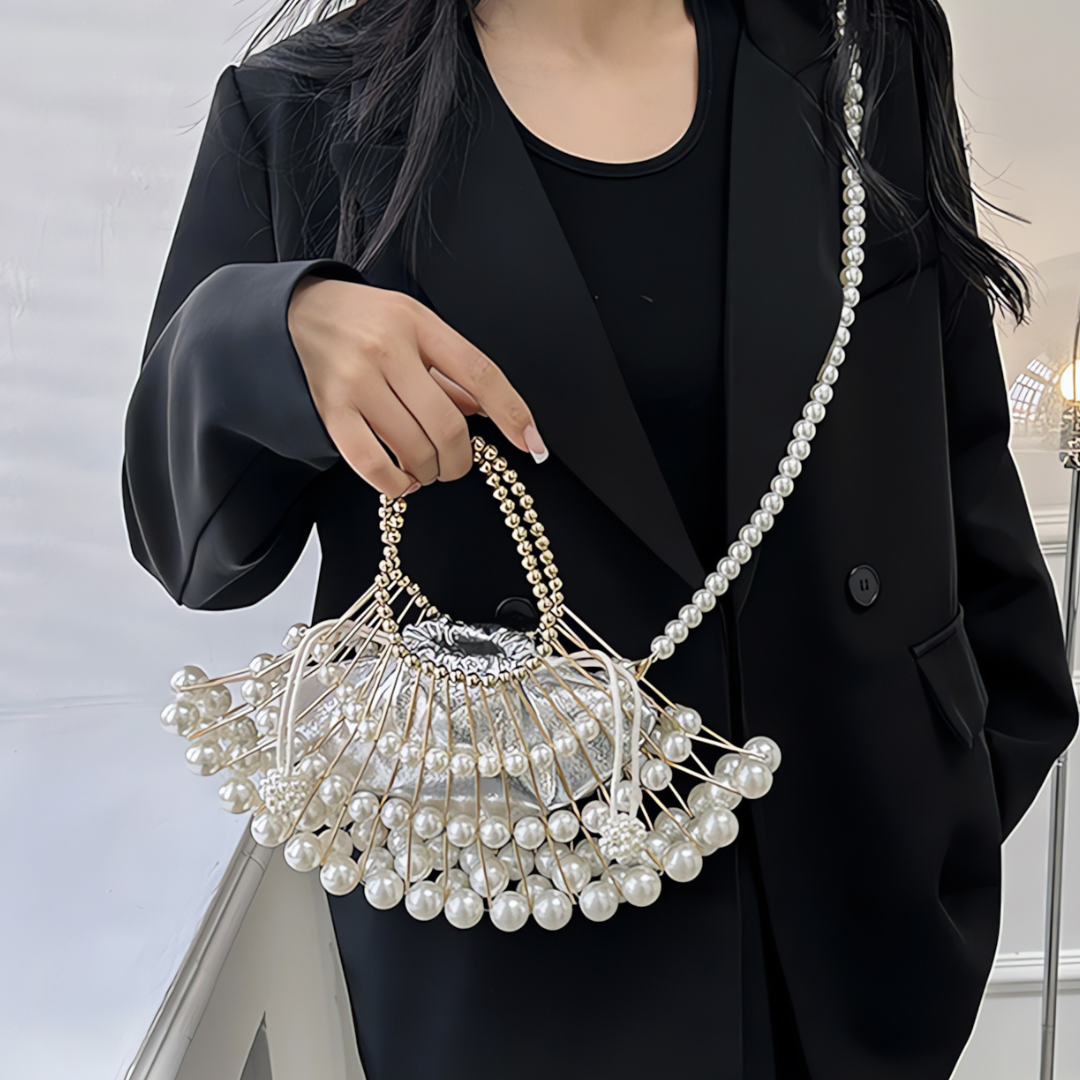 Ornate Pearl Handbag – FIORENE