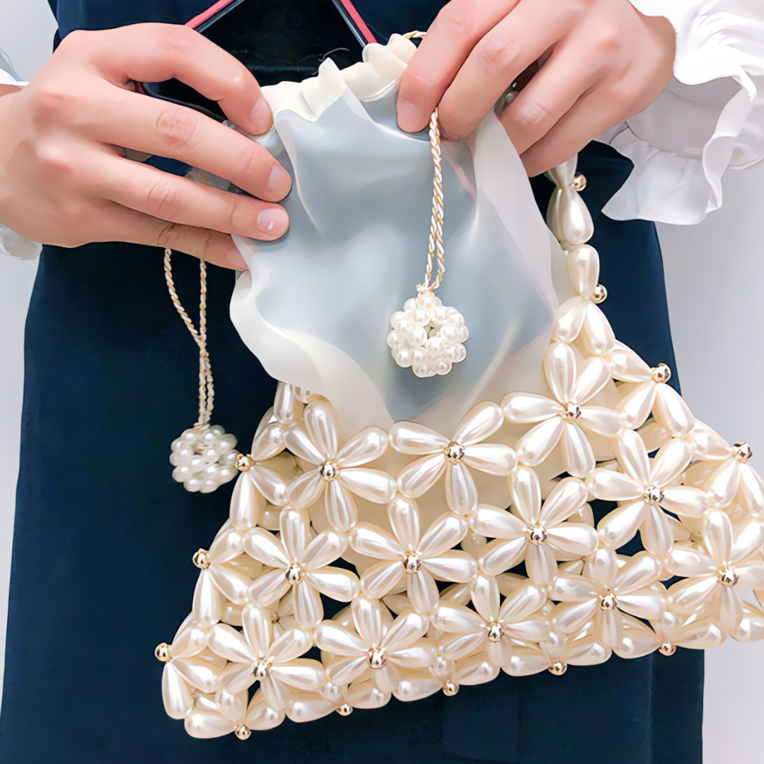 Petal Pearl Bloom Handbag – FIORENE