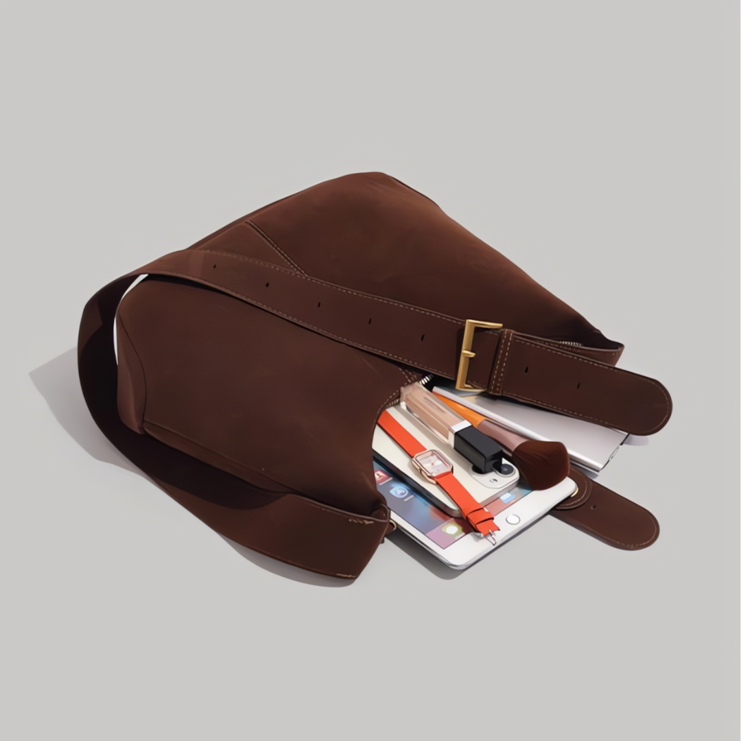 Classic Buckle Shoulder Bag - FIORENE