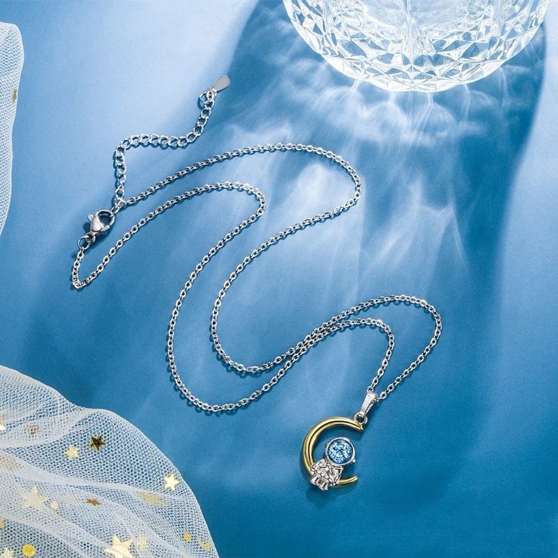 Lunar Voyager Pendant Necklace – FIORENE
