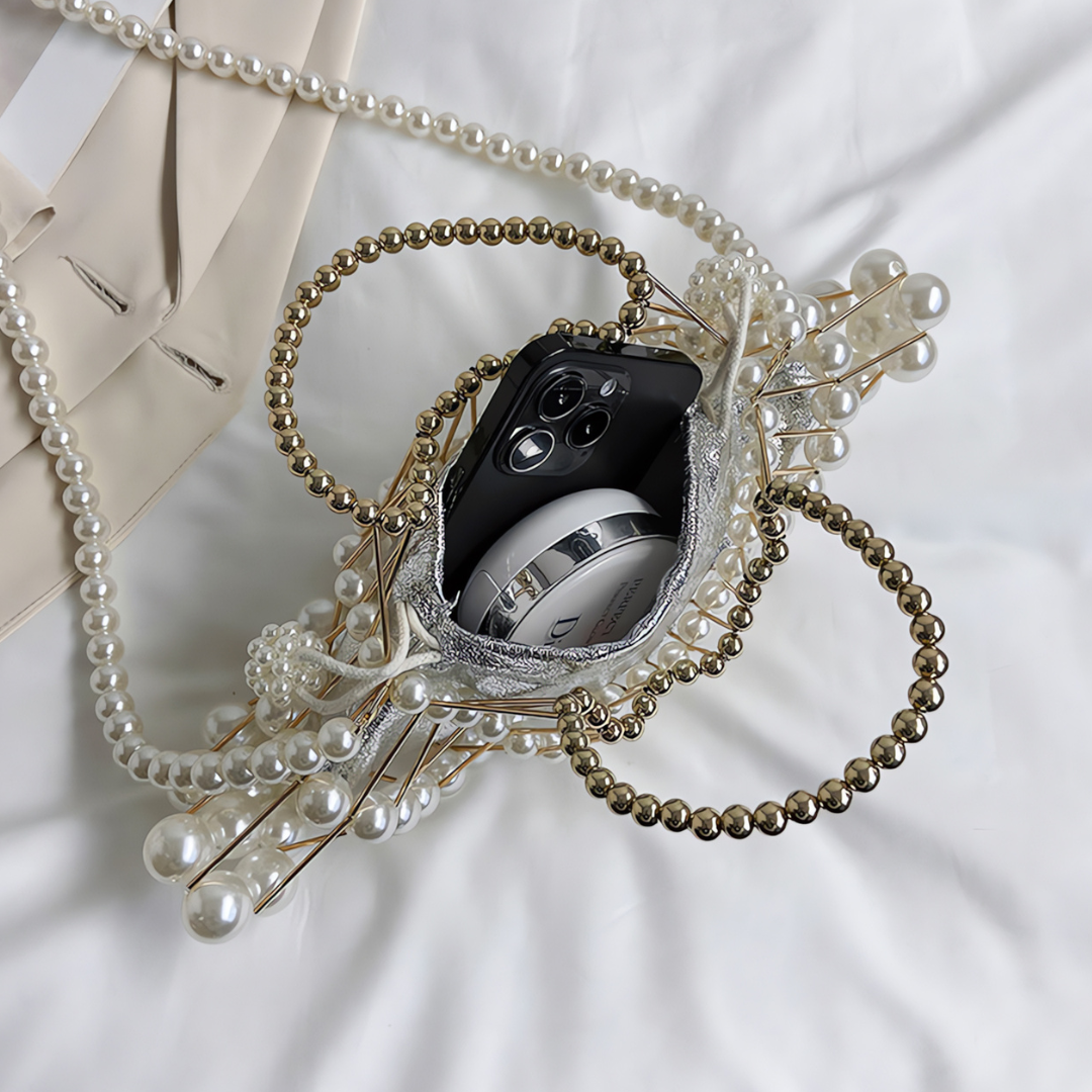 Ornate Pearl Handbag – FIORENE