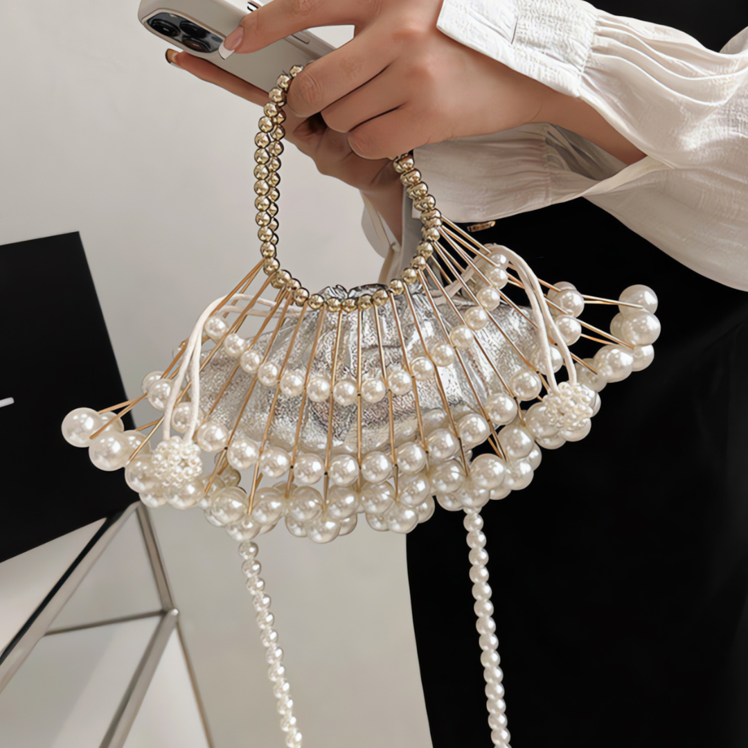Ornate Pearl Handbag – FIORENE