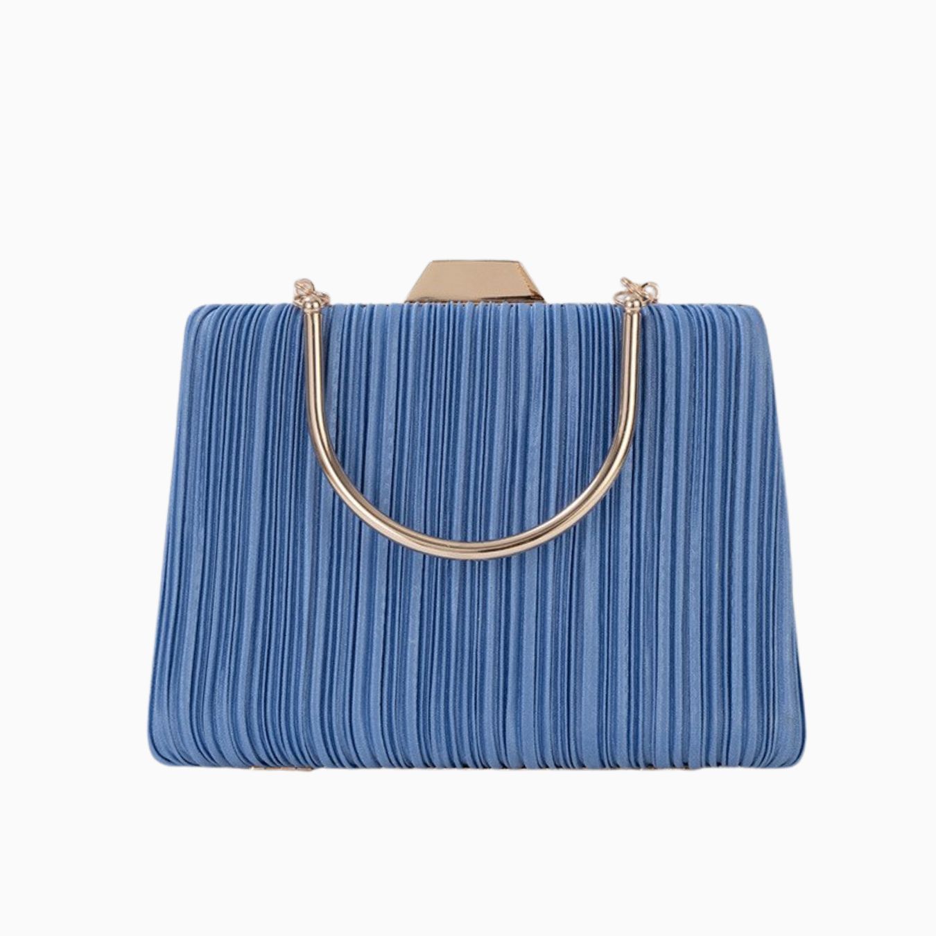 Pleated Serenity Halo Clutch – FIORENE