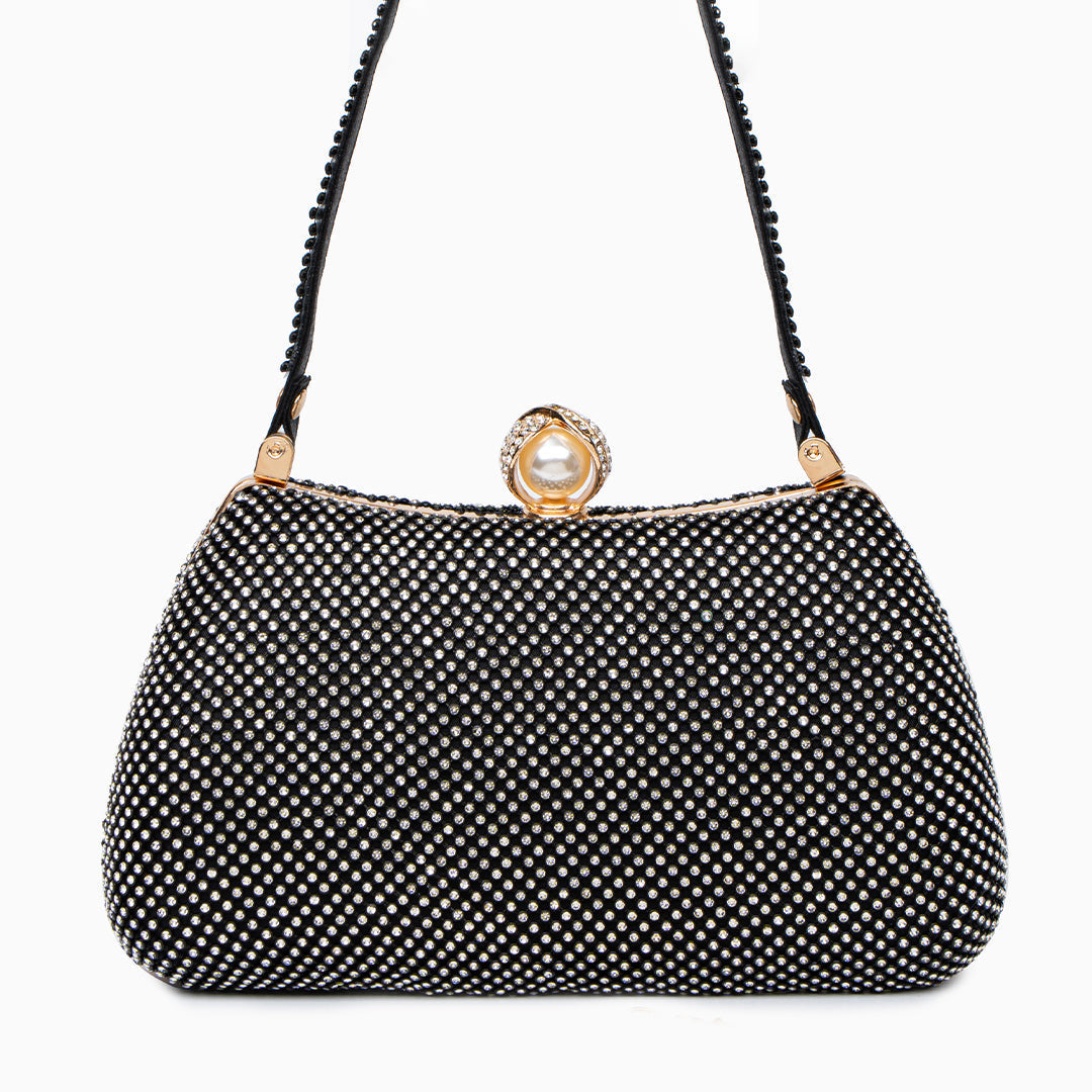 Silver Symphony Pearl Clutch – FIORENE