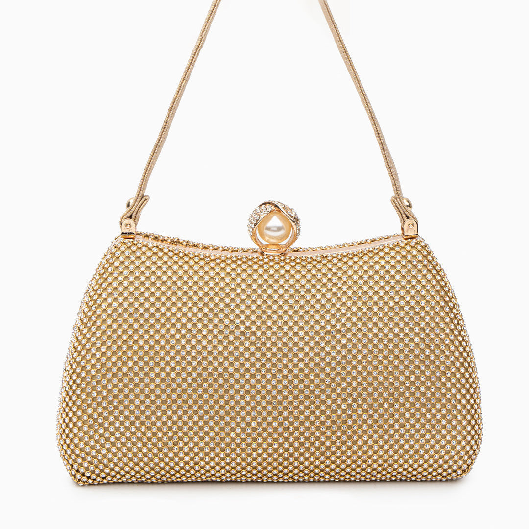 Silver Symphony Pearl Clutch – FIORENE