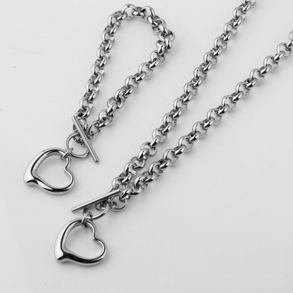 Vittoria Heart Chain Set – FIORENE