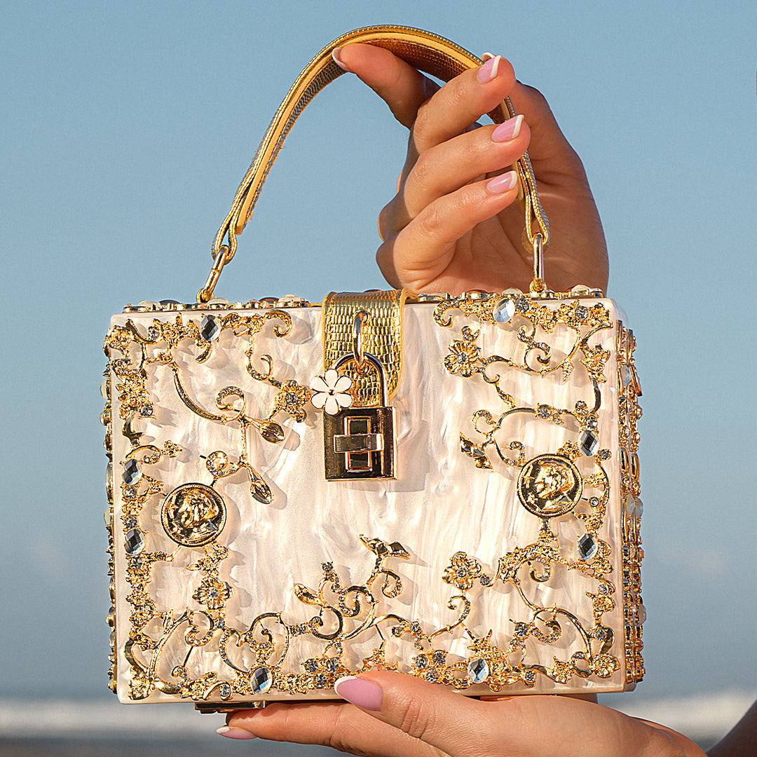 Aurora Baroque Pearl Handbag – FIORENE
