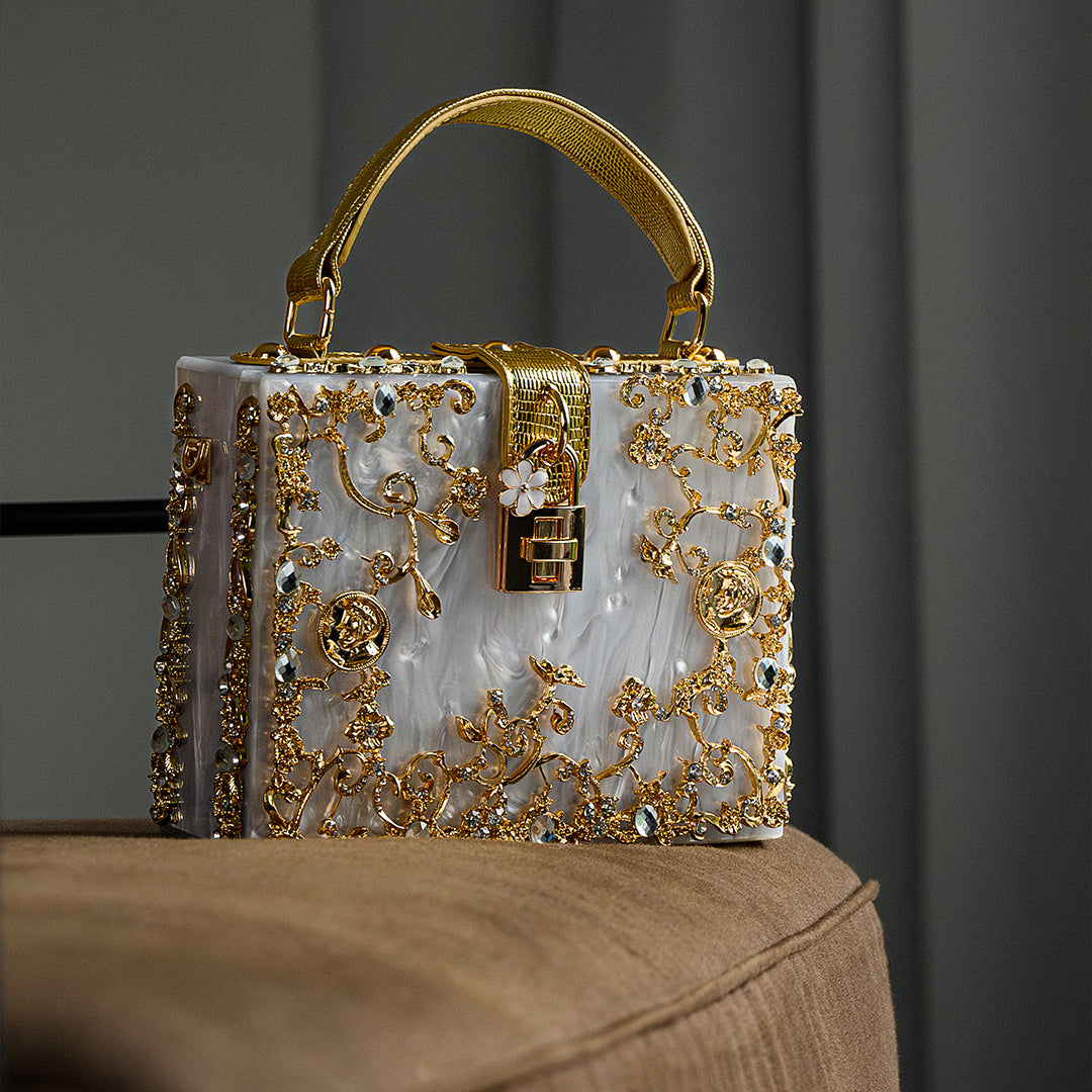Aurora Baroque Pearl Handbag – FIORENE