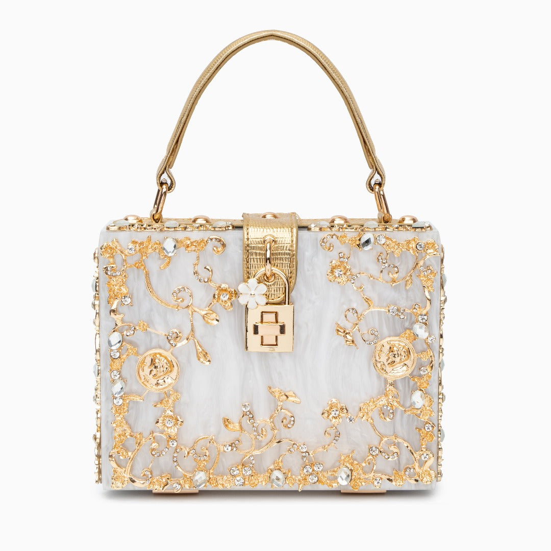Aurora Baroque Pearl Handbag – FIORENE