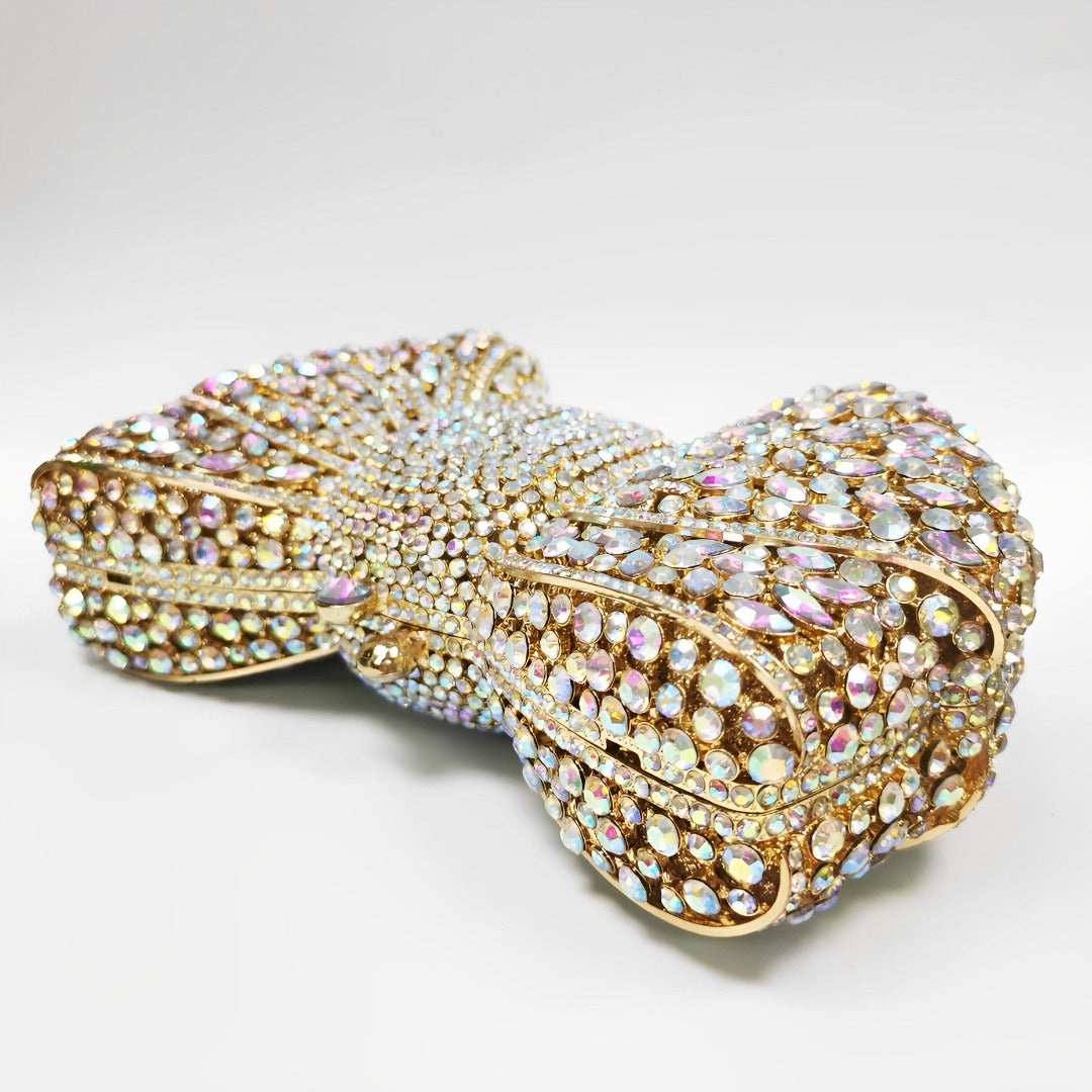 Fiorette Crystal Bow Clutch – FIORENE