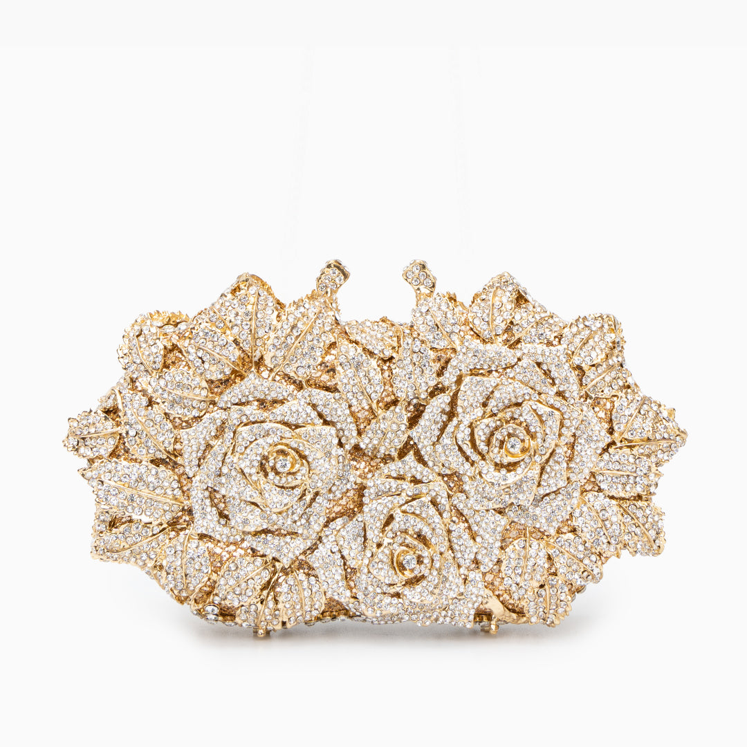 Aurielle Golden Rose Clutch – FIORENE