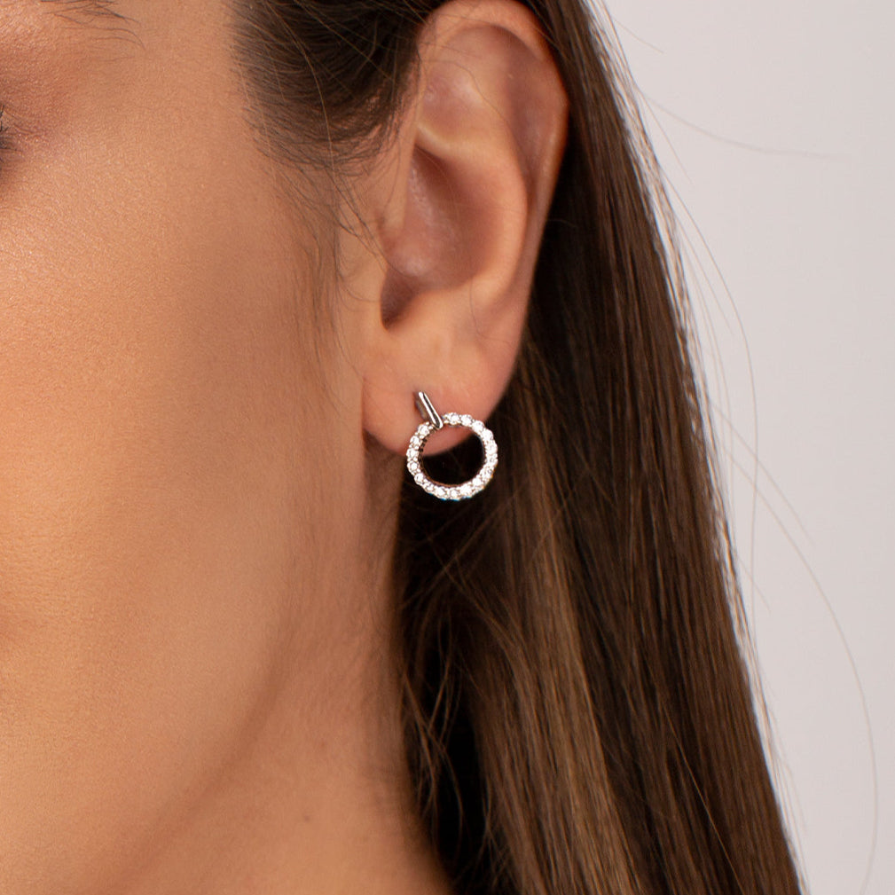 Lucente Radiant Circle Earrings - FIORENE