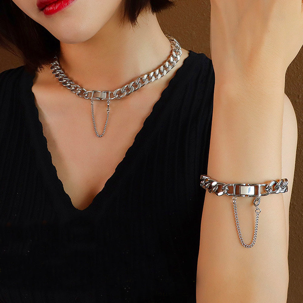 Dominique Bold Chain Set – FIORENE