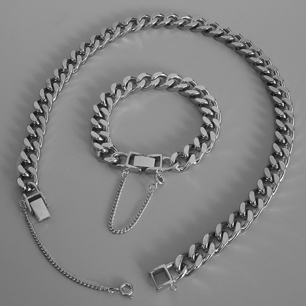 Dominique Bold Chain Set – FIORENE