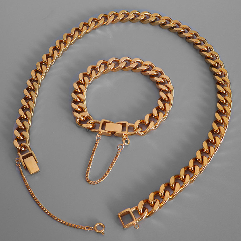 Dominique Bold Chain Set – FIORENE