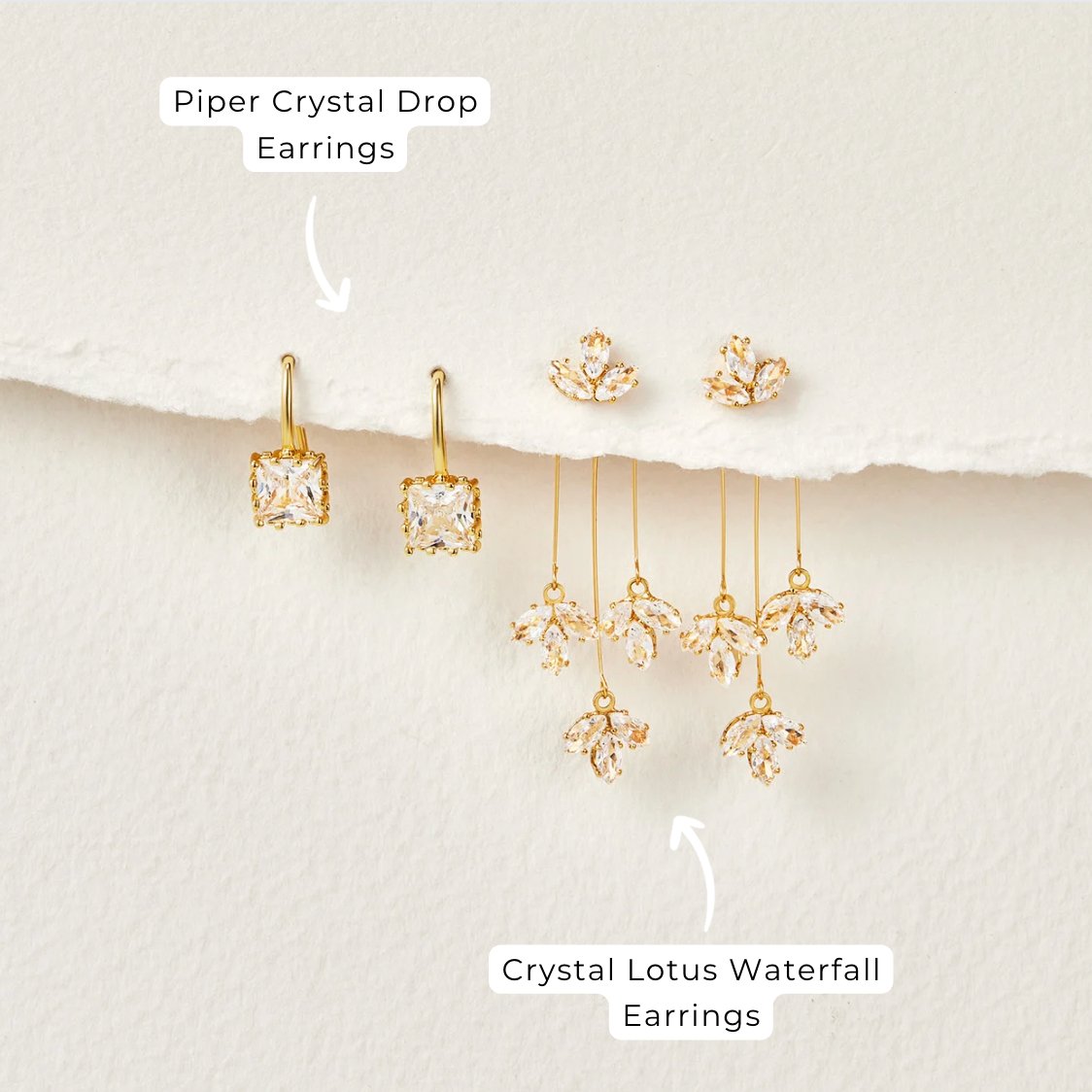 Stellar Crystal Willow Earring – FIORENE