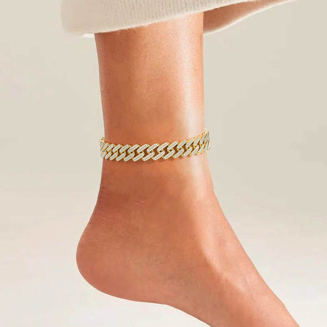 Golden Radiance Anklet – FIORENE
