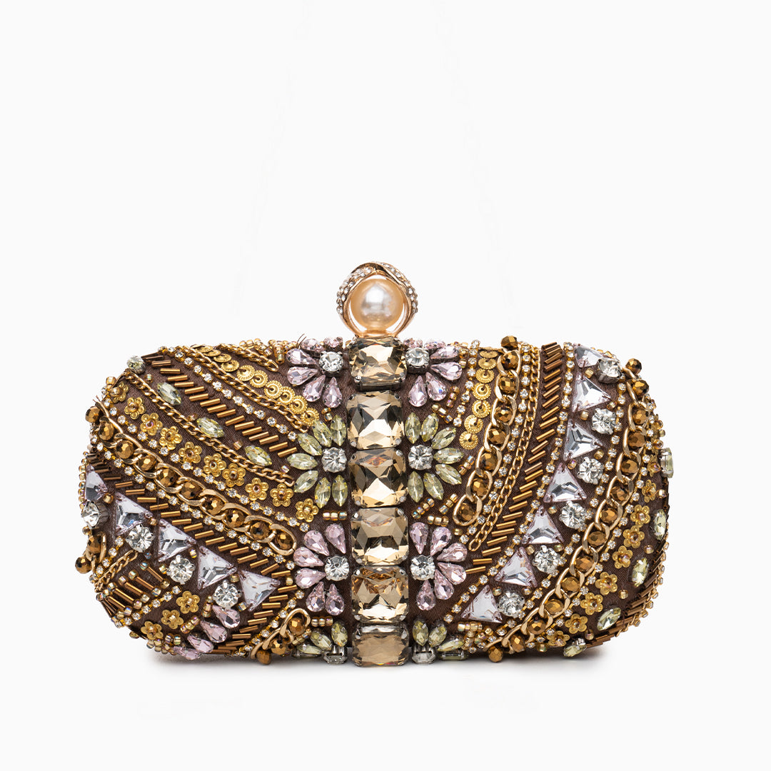 Baroque Blossom Pearl Clutch – FIORENE