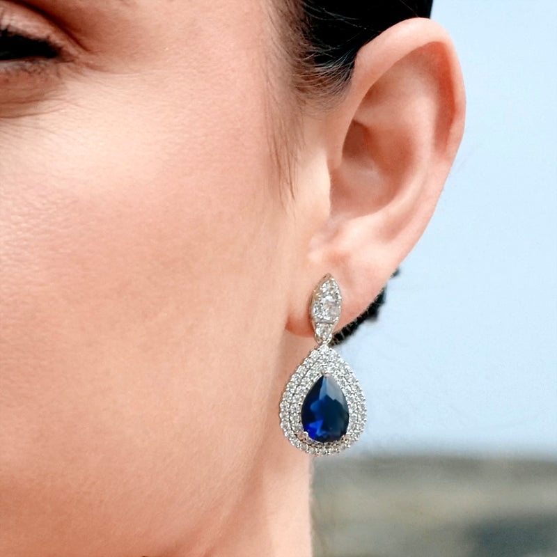 Midnight Sapphire Necklace Set – FIORENE