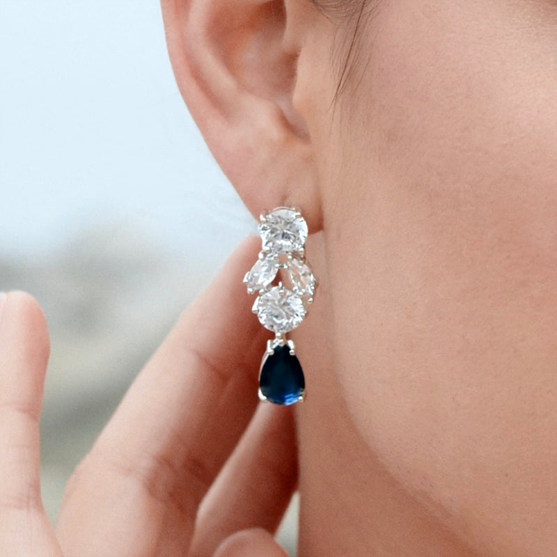 Royal Sapphire Elegance Necklace Set – FIORENE