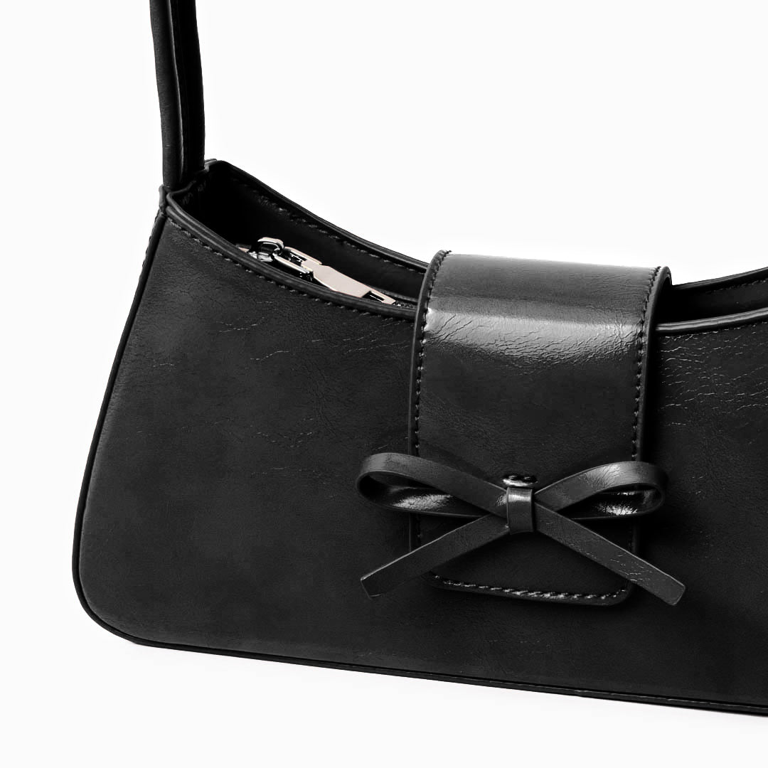 Scarlet Bow Charm Handbag - FIORENE