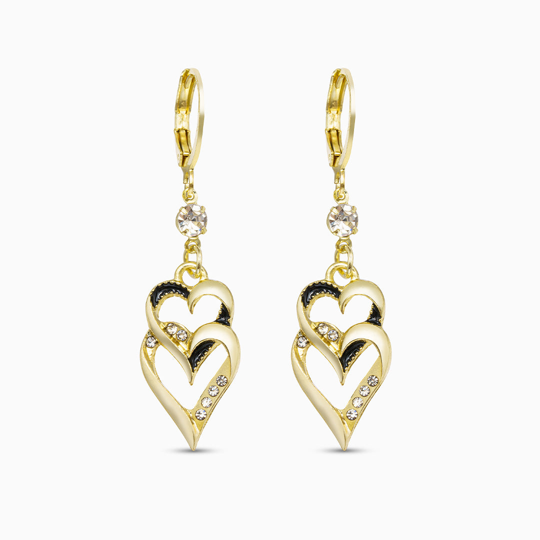 Twilight Heart Drop Earrings – FIORENE