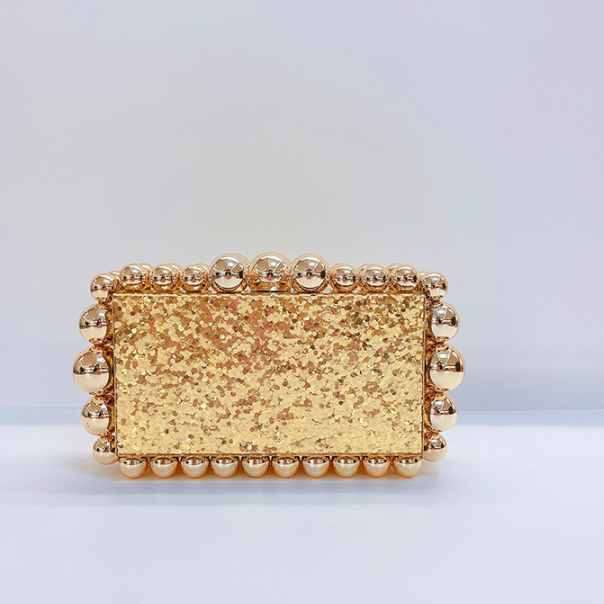 Venera Gilded Bead Clutch – FIORENE