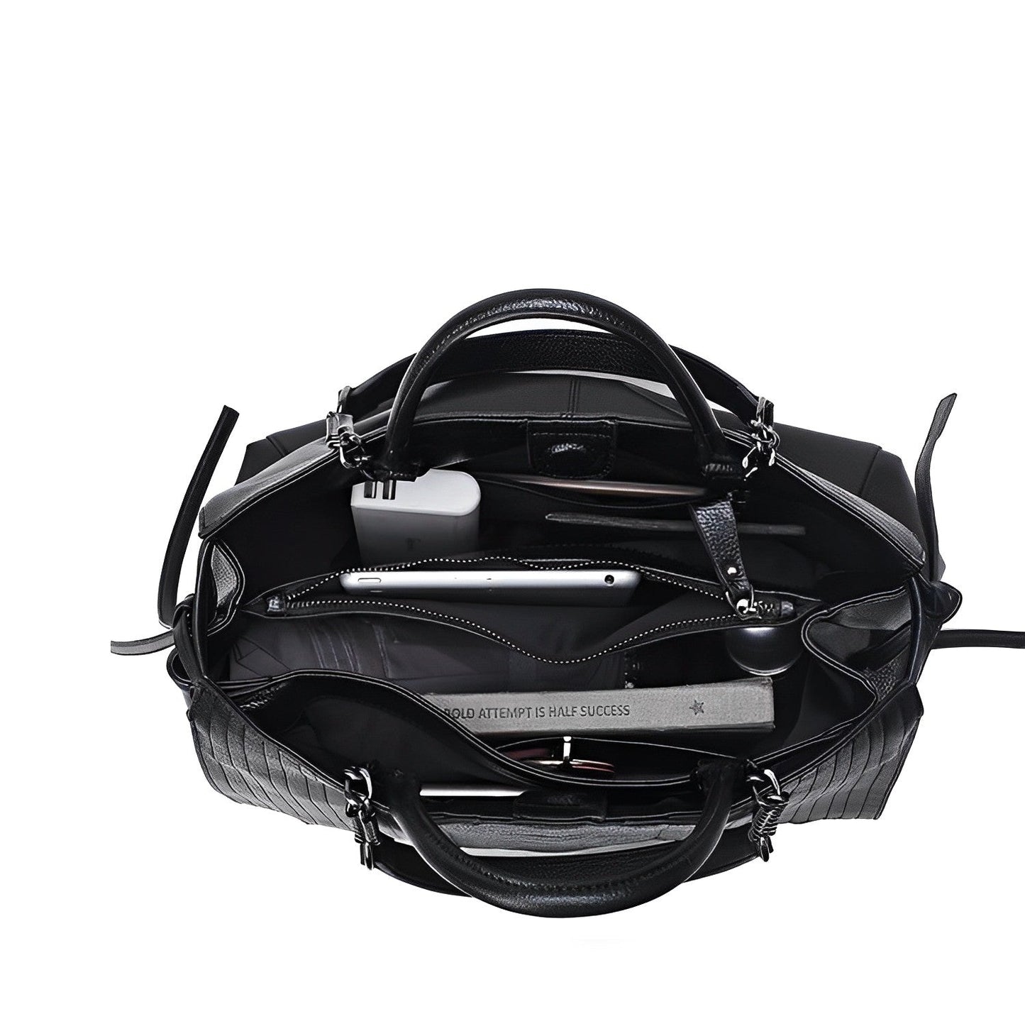 Milano Noir Weekender Tote Bag – FIORENE