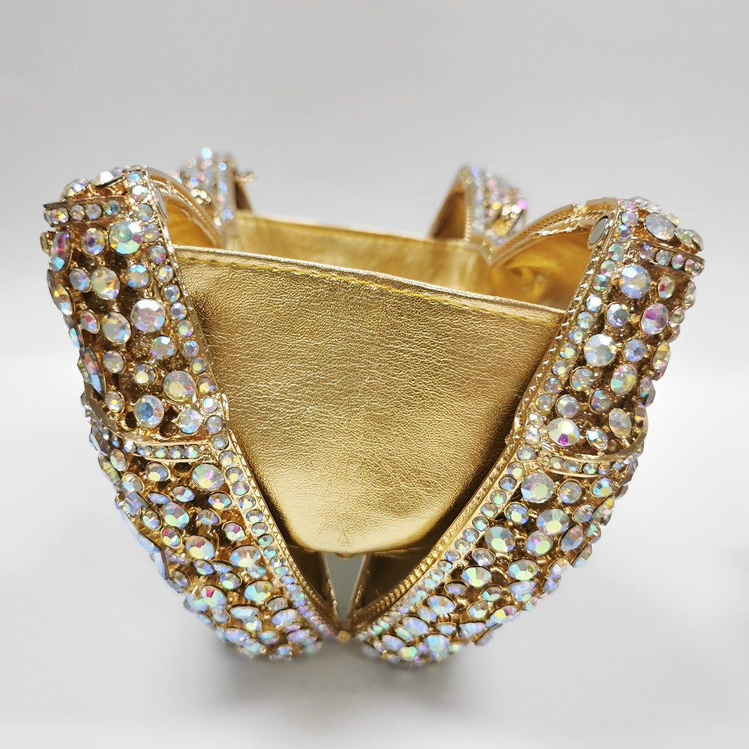 Fiorette Crystal Bow Clutch – FIORENE