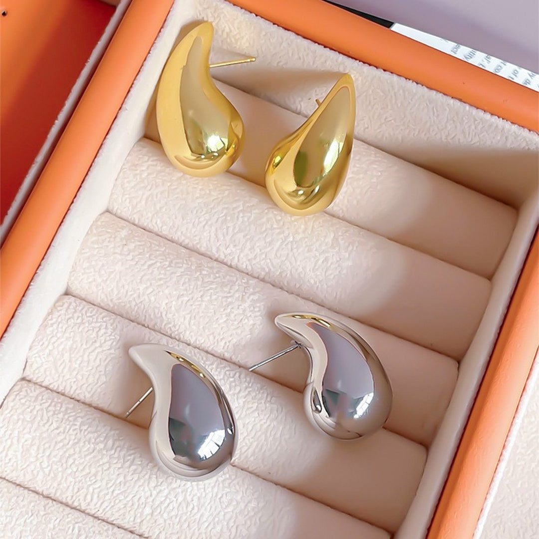 Golden Drop Earrings – FIORENE