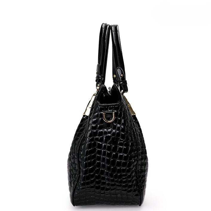 Midnight Croc Radiance Shoulder Bag – FIORENE
