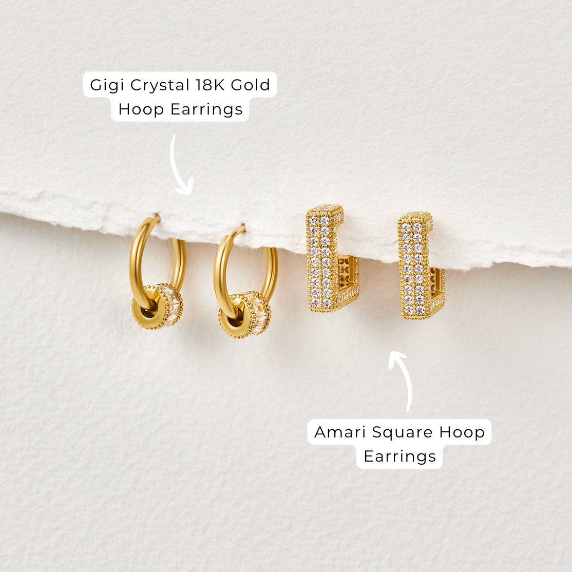 Prism Huggie Earrings – FIORENE