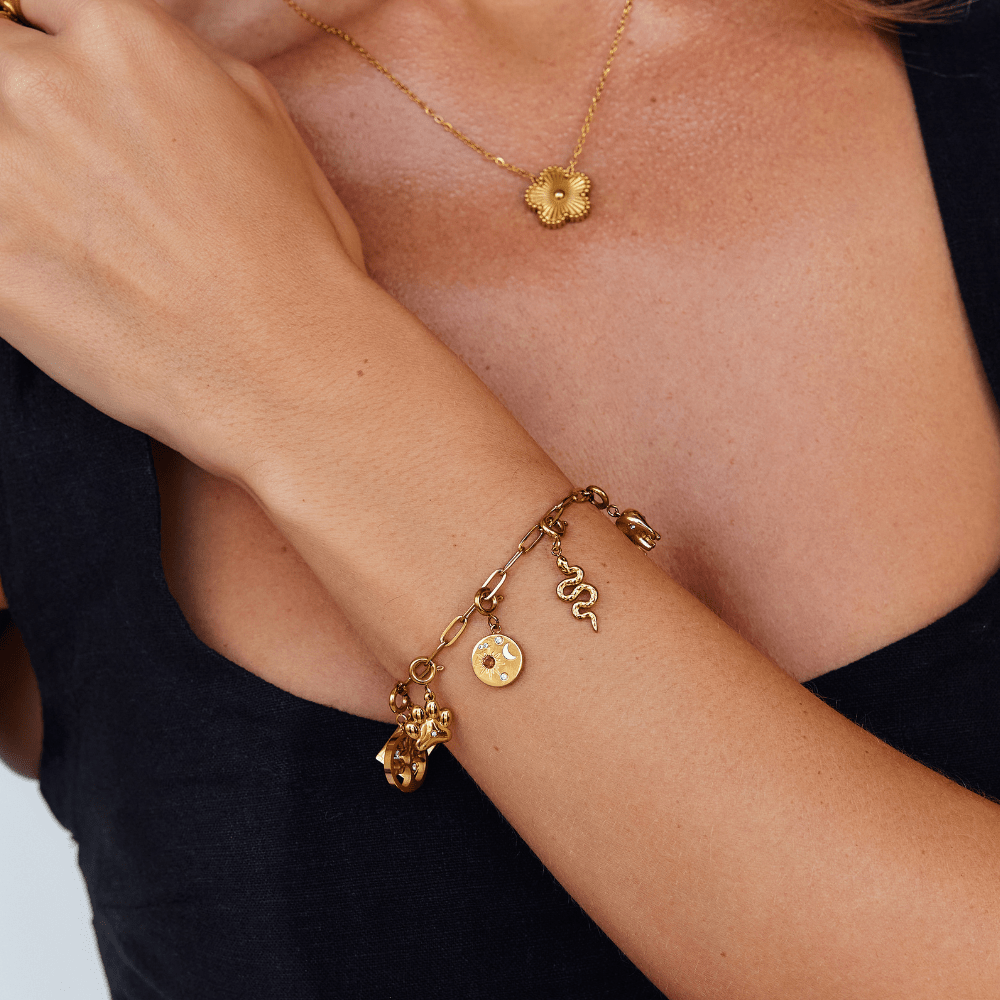 Serpent Coil Charm – FIORENE