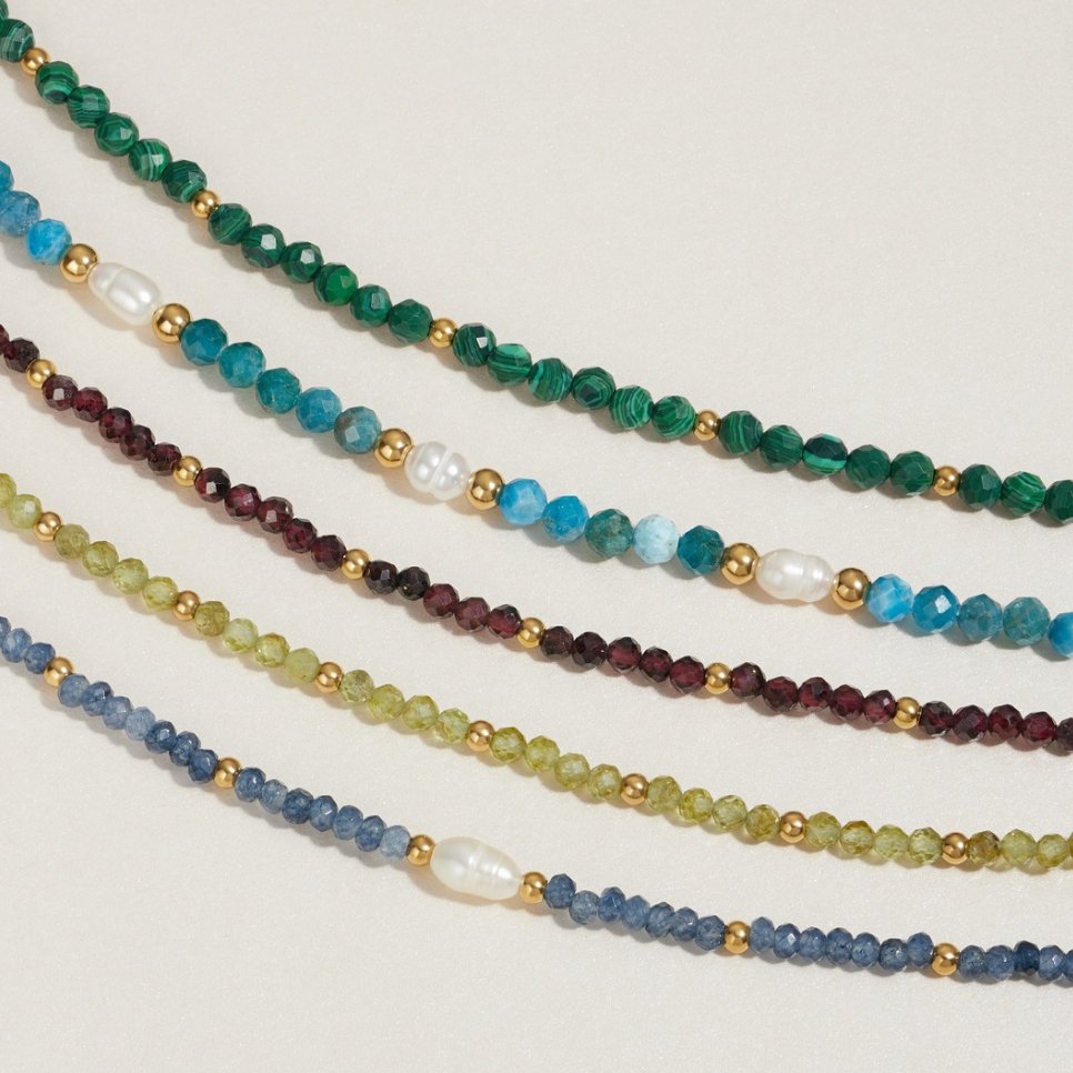 Radiant Peridot Bead Bracelet – FIORENE