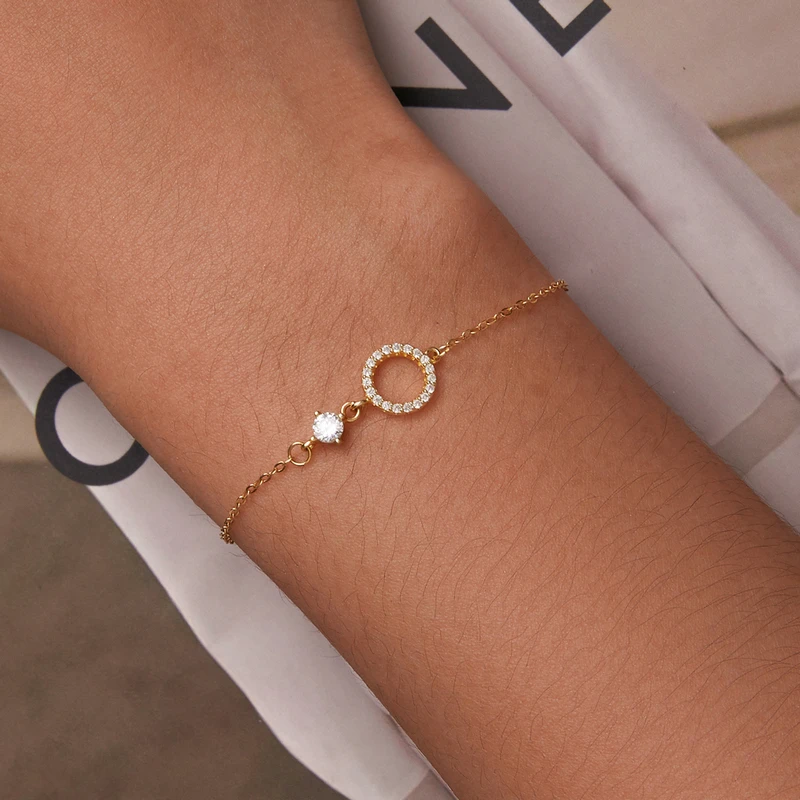 Éclat Open Circle Bracelet – FIORENE