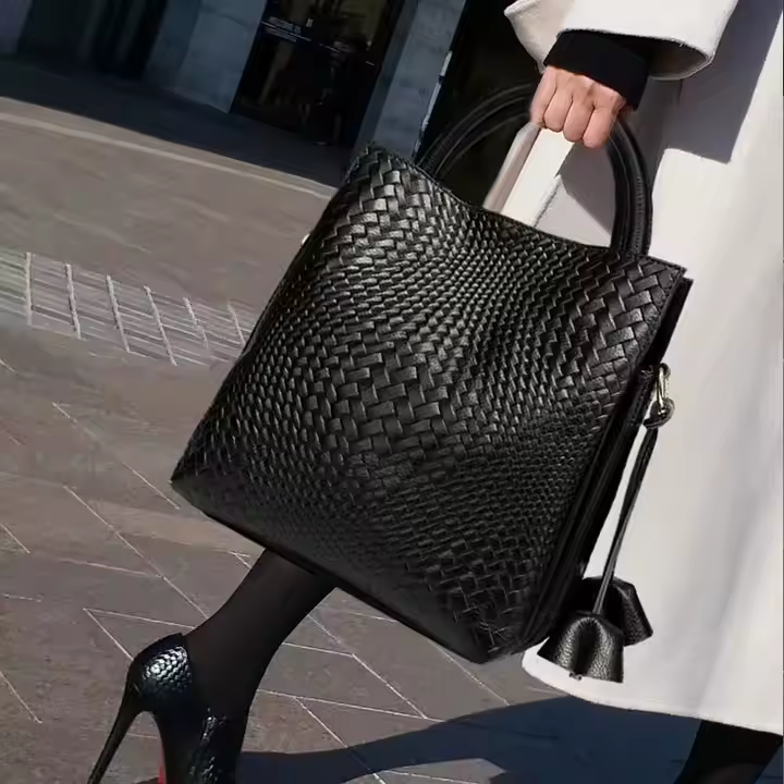 Vittoria Woven Leather Tote Bag – FIORENE