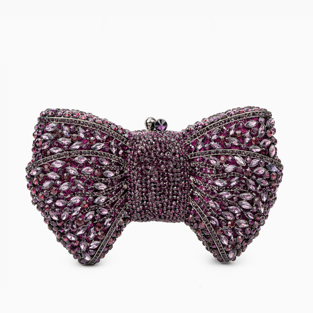 Diamond Bloom Bow Clutch – FIORENE