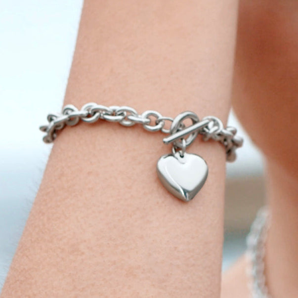 Serena Polished Heart Set - FIORENE