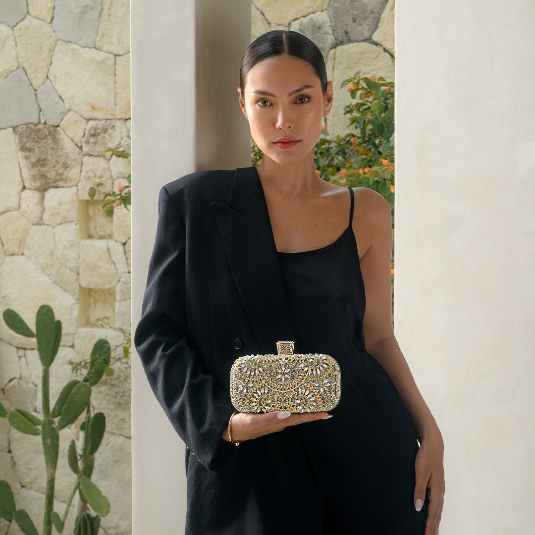 Aurora Royale Crystal Clutch – FIORENE