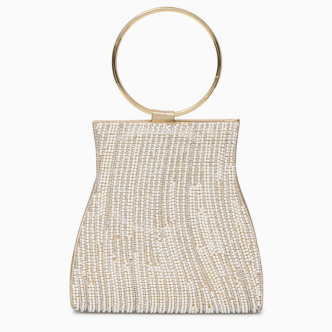 Golden Crystal Handbag – FIORENE