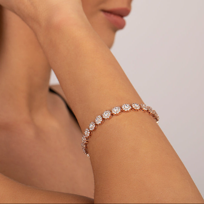 Rose Gold Blossom Bracelet – FIORENE