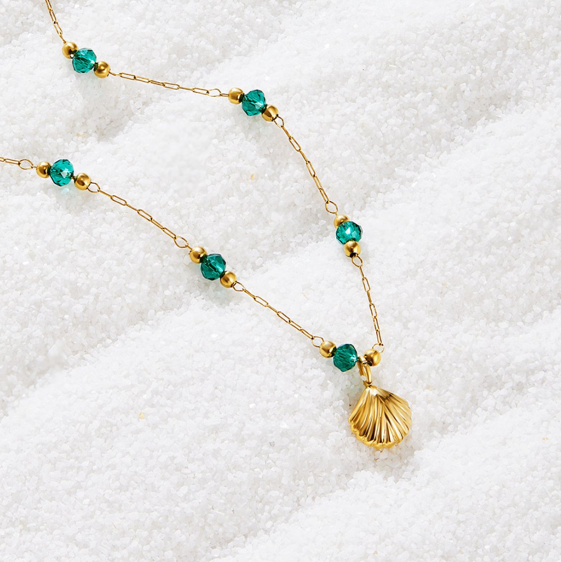 Verdant Sea-Breeze Necklace – FIORENE