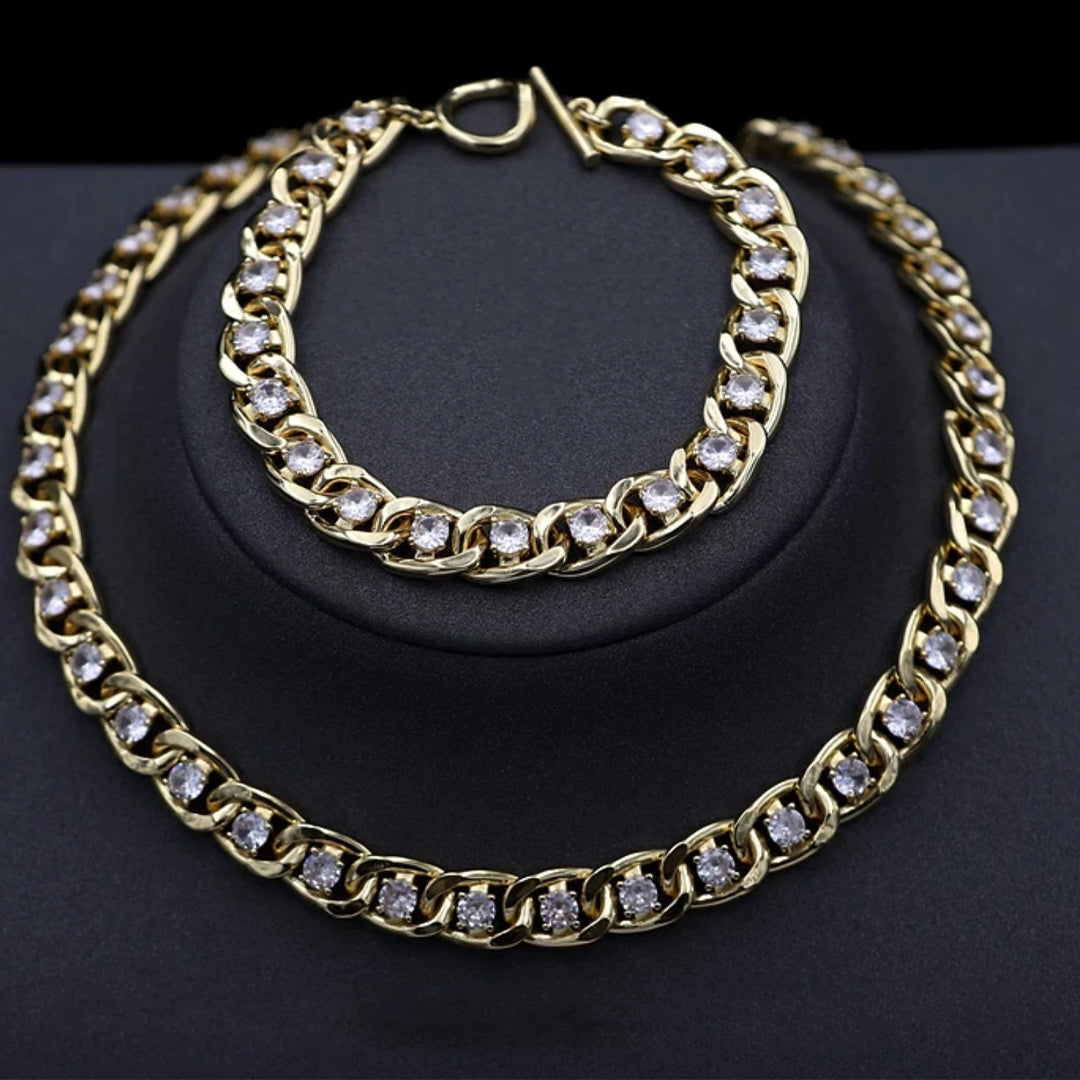 Celene Luxe Link Chain Set – FIORENE