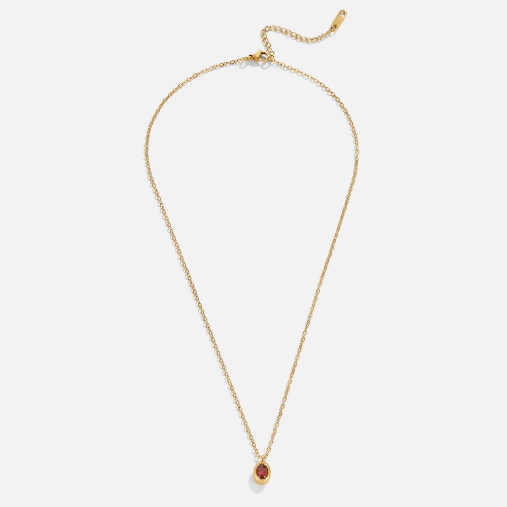 Luminous Crimson Necklace – FIORENE