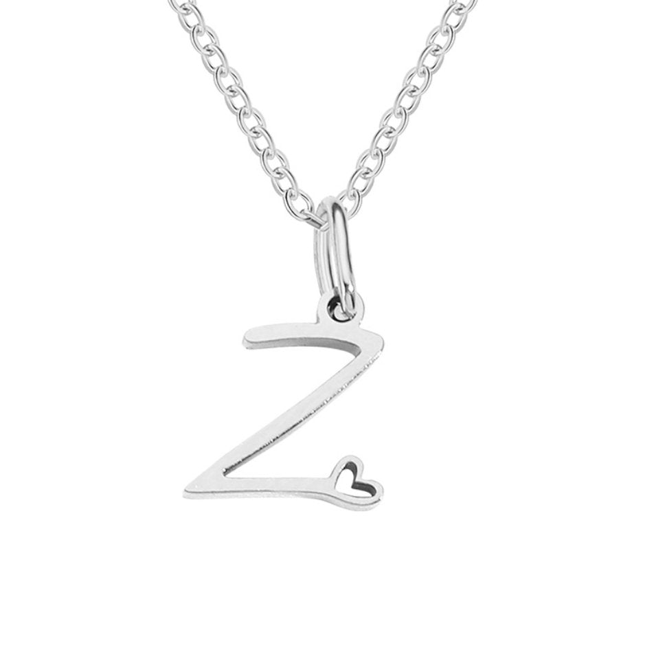 Luminous Petite Script Letter Pendant – FIORENE
