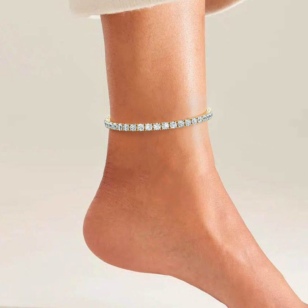 Serenity Tennis Anklet – FIORENE