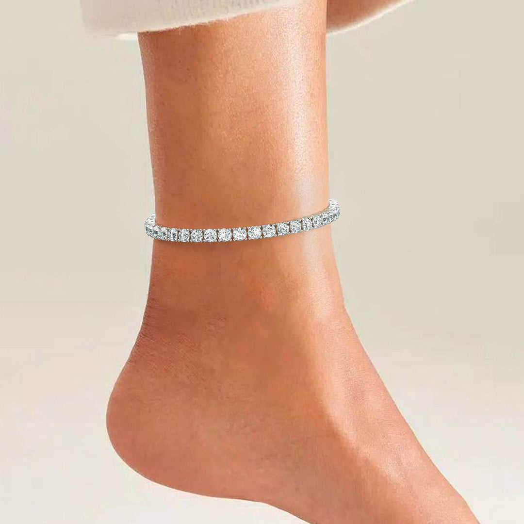 Serenity Tennis Anklet – FIORENE