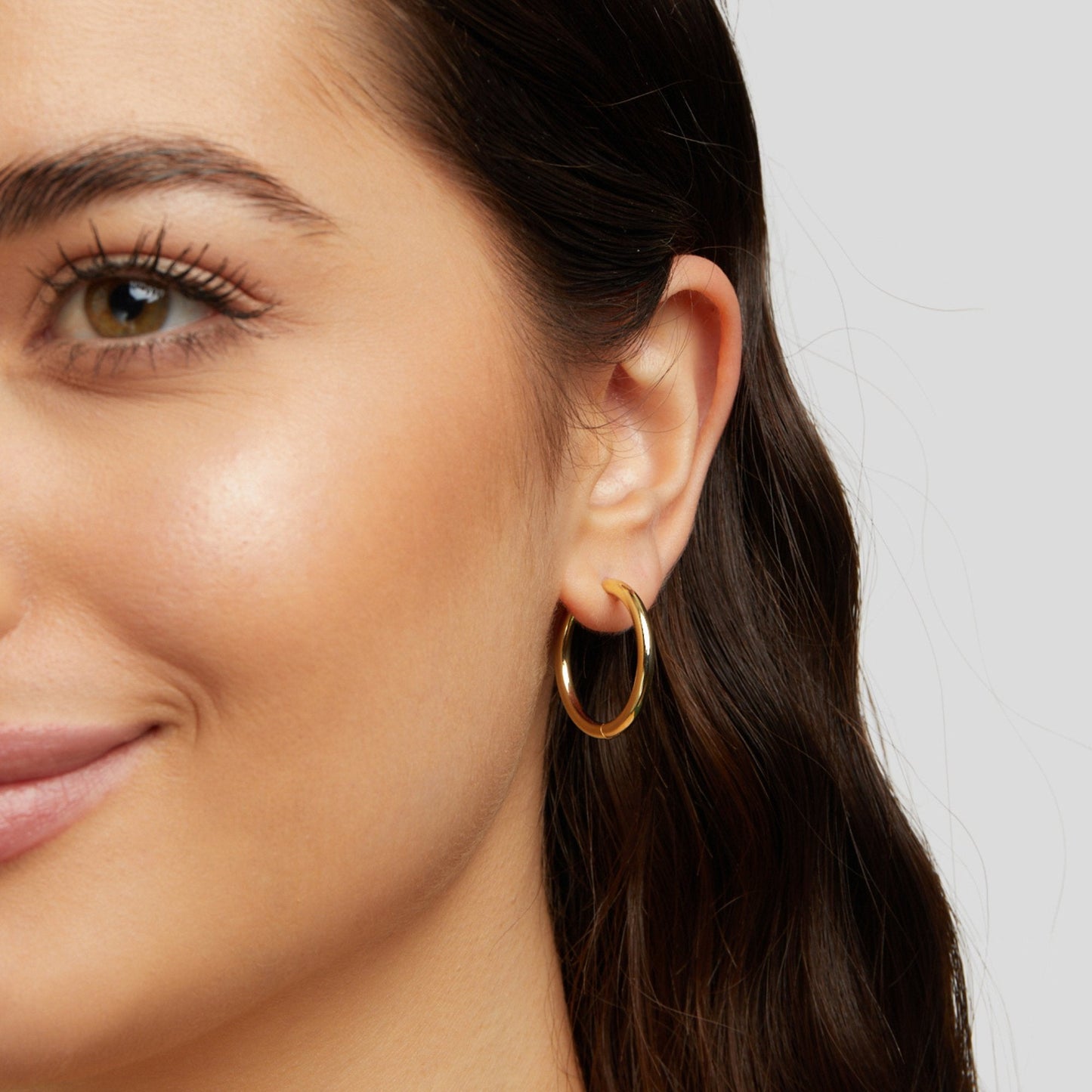 Gilded Essential Hoop Earrings – FIORENE