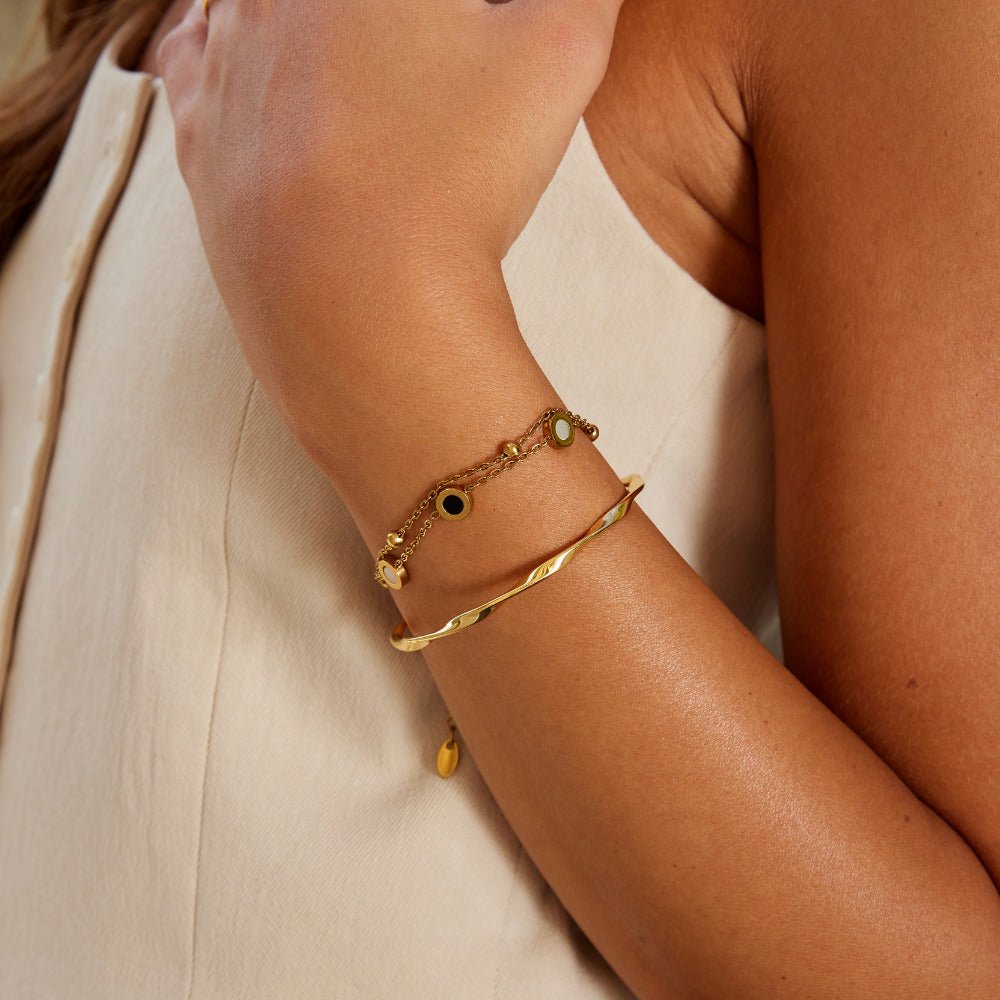 Gilded Rose Bud Bracelet – FIORENE